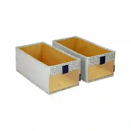 Set Cajas Organizadoras 14 x 28 x 11 cm