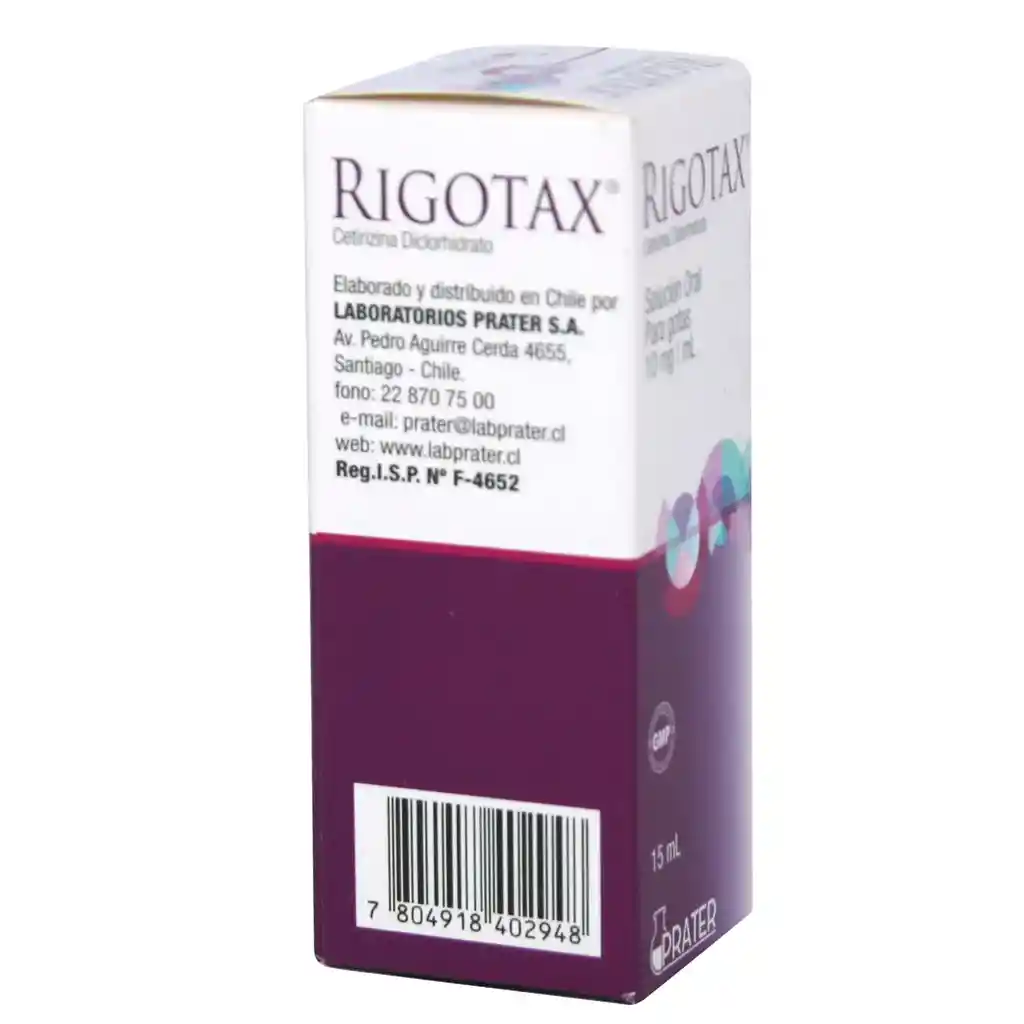 Rigotax 10Mg/Ml Gotas 15Ml