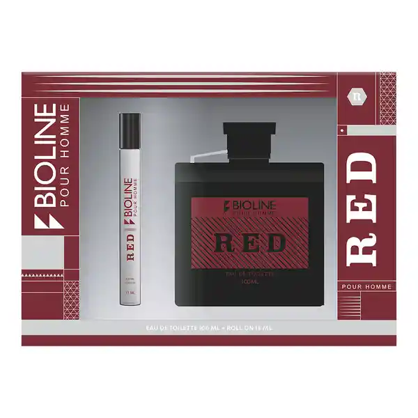 Bioline Set Red Edt + Roll On