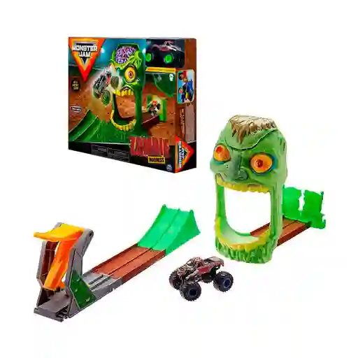 Monster Jam Playset Vehículos 1:64