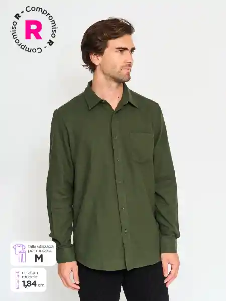 Kenneth Stevens Camisa Manga Larga Eritrea Oliva S FW25