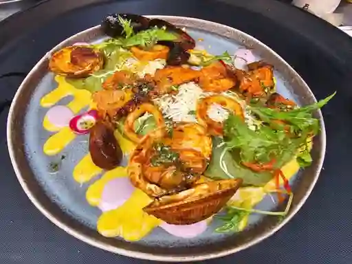 Pure Pesto con Mariscos