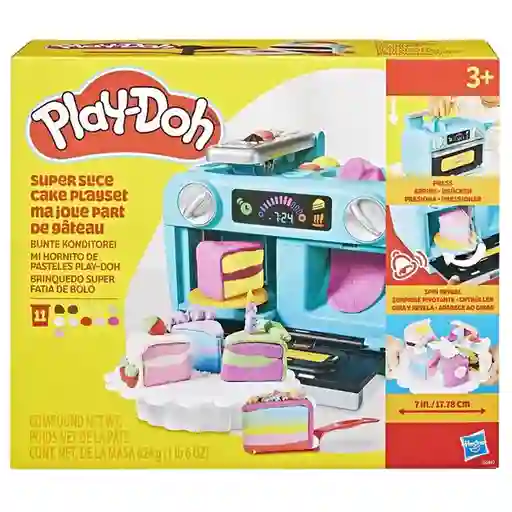 Play-Doh Horno de Plastilina Súper Slice Cake