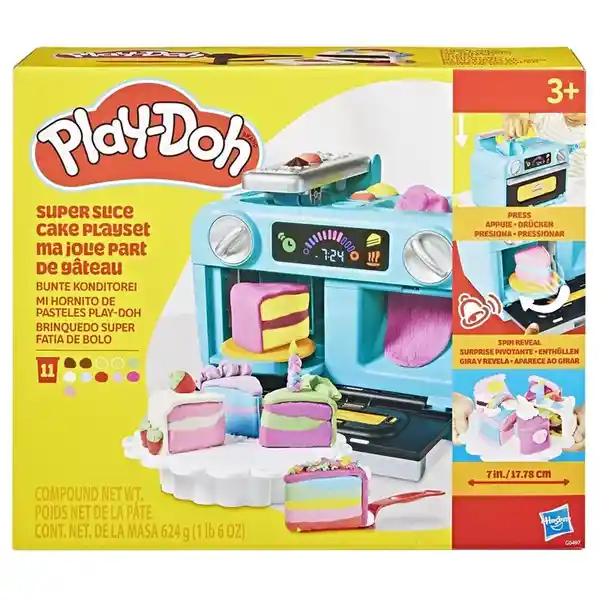 Play-Doh Horno de Plastilina Súper Slice Cake