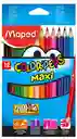 Estuche 12 Lápices De Colores Maxi Maped