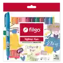 Resaltador Filgo Lighter Fun X12 Uni