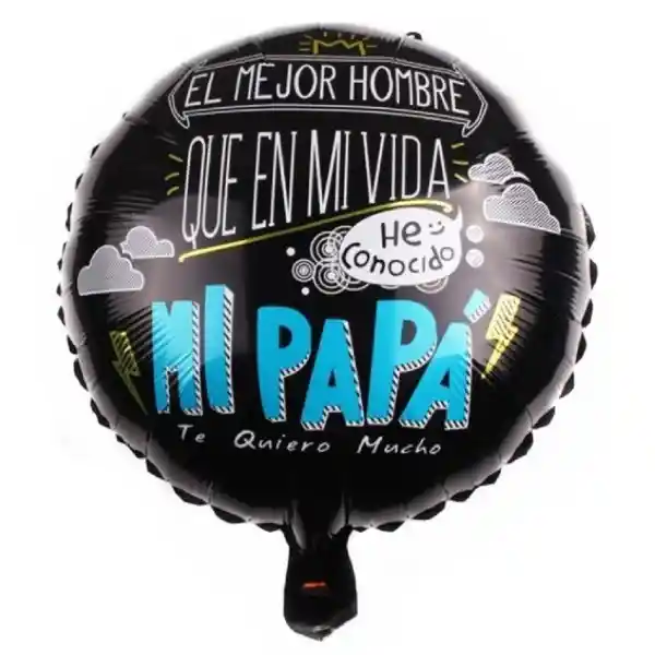 Globo Metálico Día Del Padre ''Te Quiero Mucho''