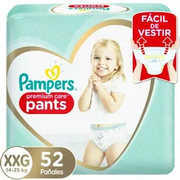 Pampers Pañales Pants Premium Care Talla XXG