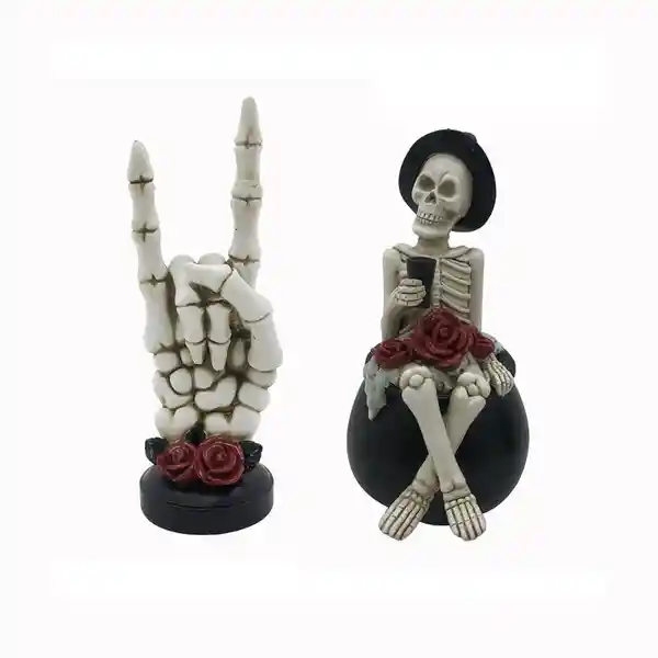 Figuras de Cerámica Dia de Los Muertos