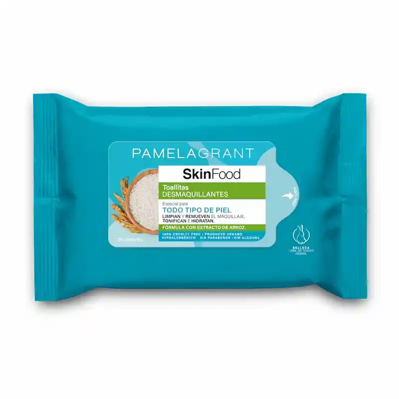 Pamela Grand Toallitas Desmaquillantes Tonifica e Hidrata