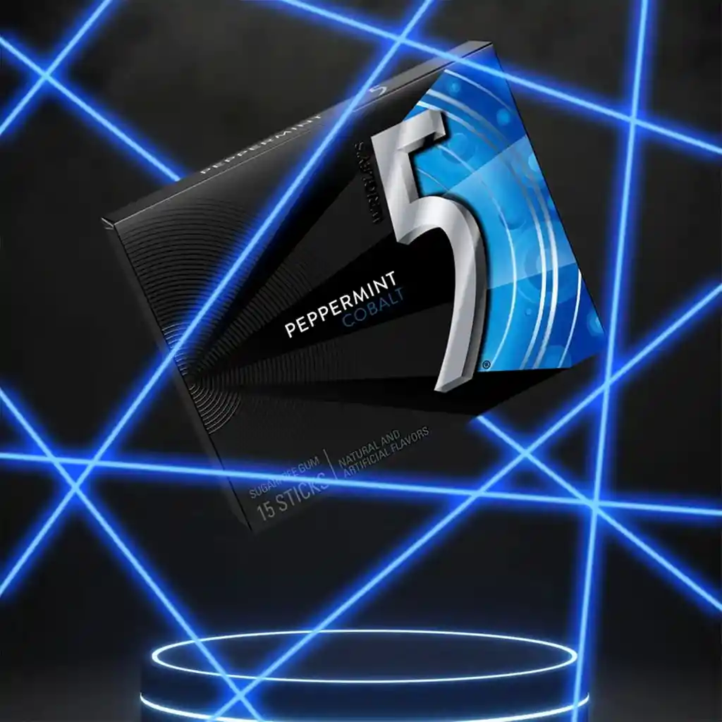 Cobalt Wrigley Chicles Five