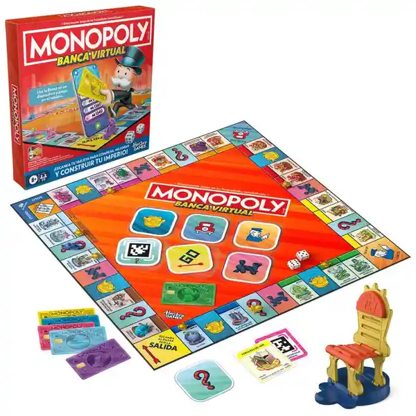Hasbro Gaming Juego de Mesa Monopoly Banca Virtual