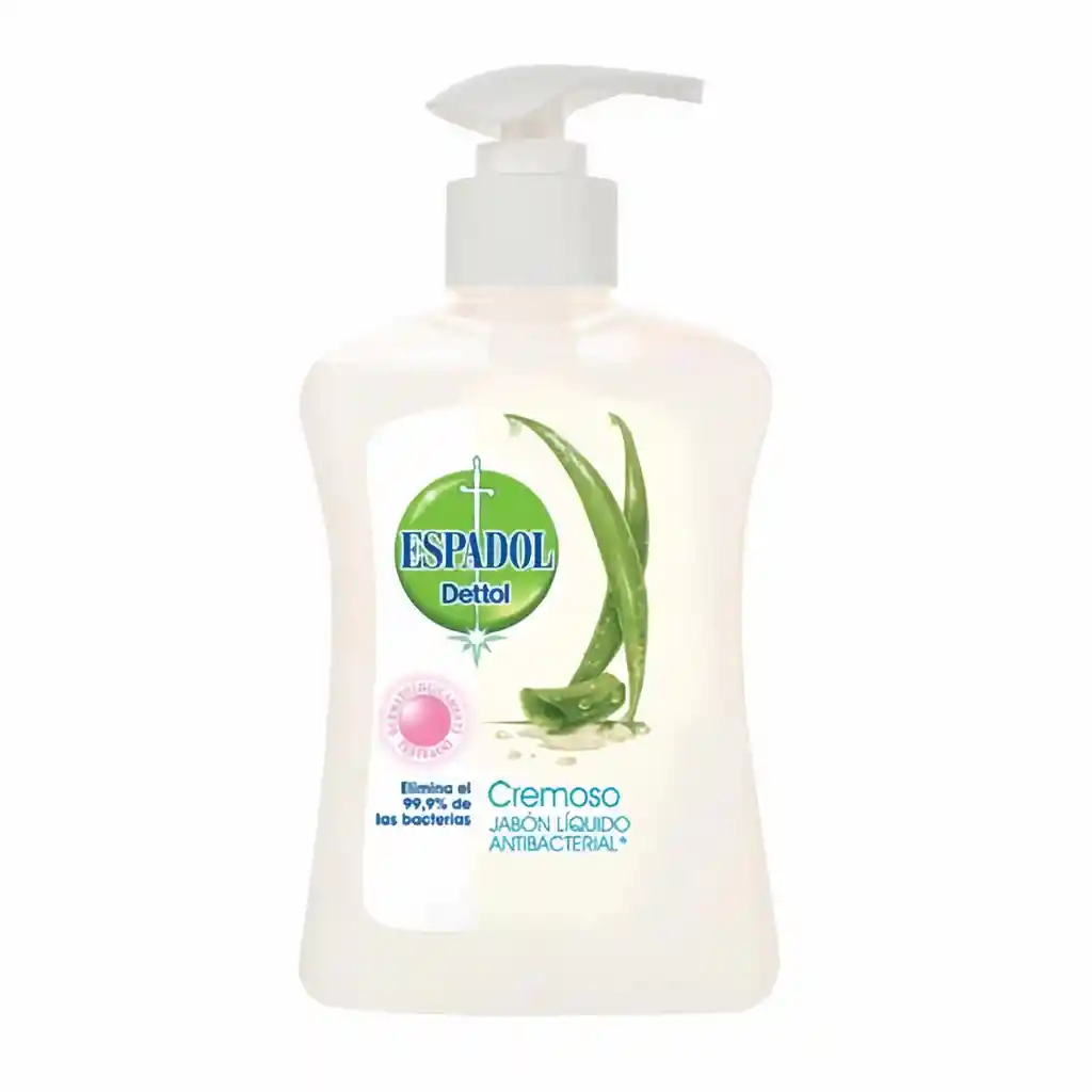 Dettol Espadol Jabon Antibacterial Liquido Cremoso 250Ml