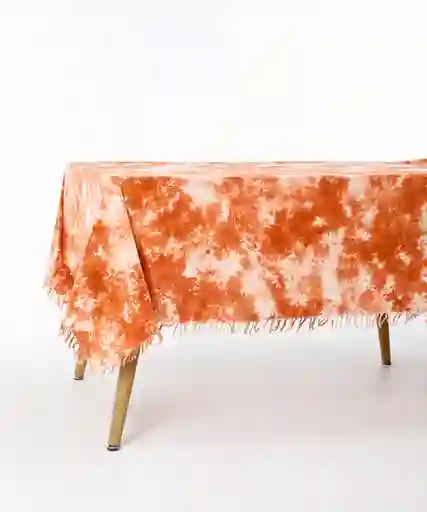 Lounge Mantel Tie Dye Naranja 250 cm