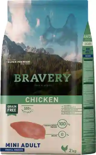 Bravery Chicken Alimento para Perro Adulto de Raza Pequeña 