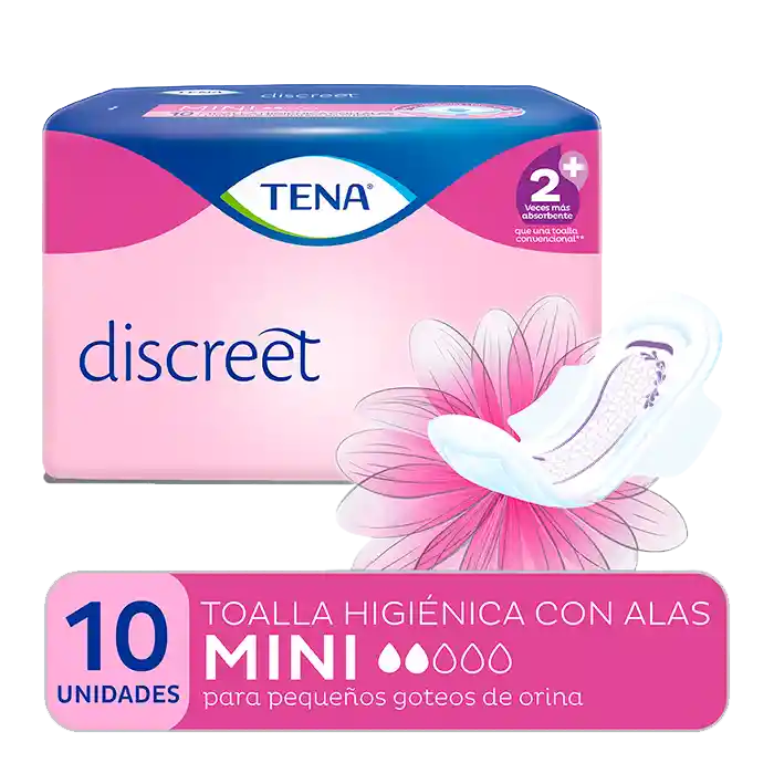 Tena Protector Diario Mujer Mini Con Ala