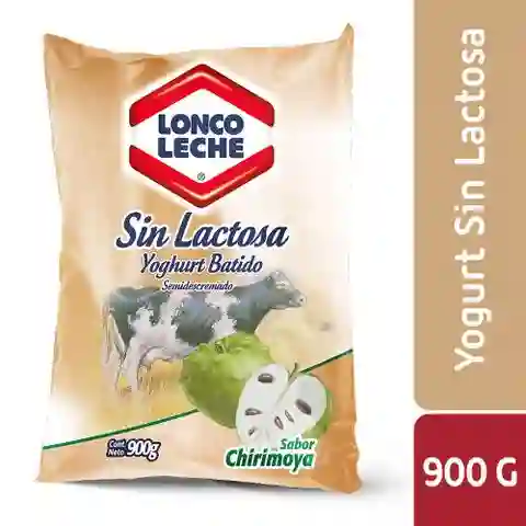 Loncoleche Yoghurt Batido sin Lactosa Sabor a Chirimoya