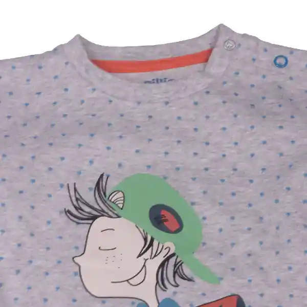 Conjunto Bebe Niño Gris Pillin 3 a