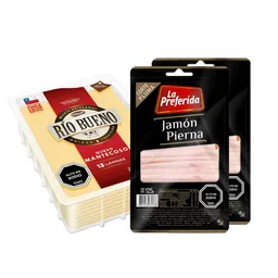 Combo Rio Bueno Queso Mantecoso Laminado + La Preferida Jamón