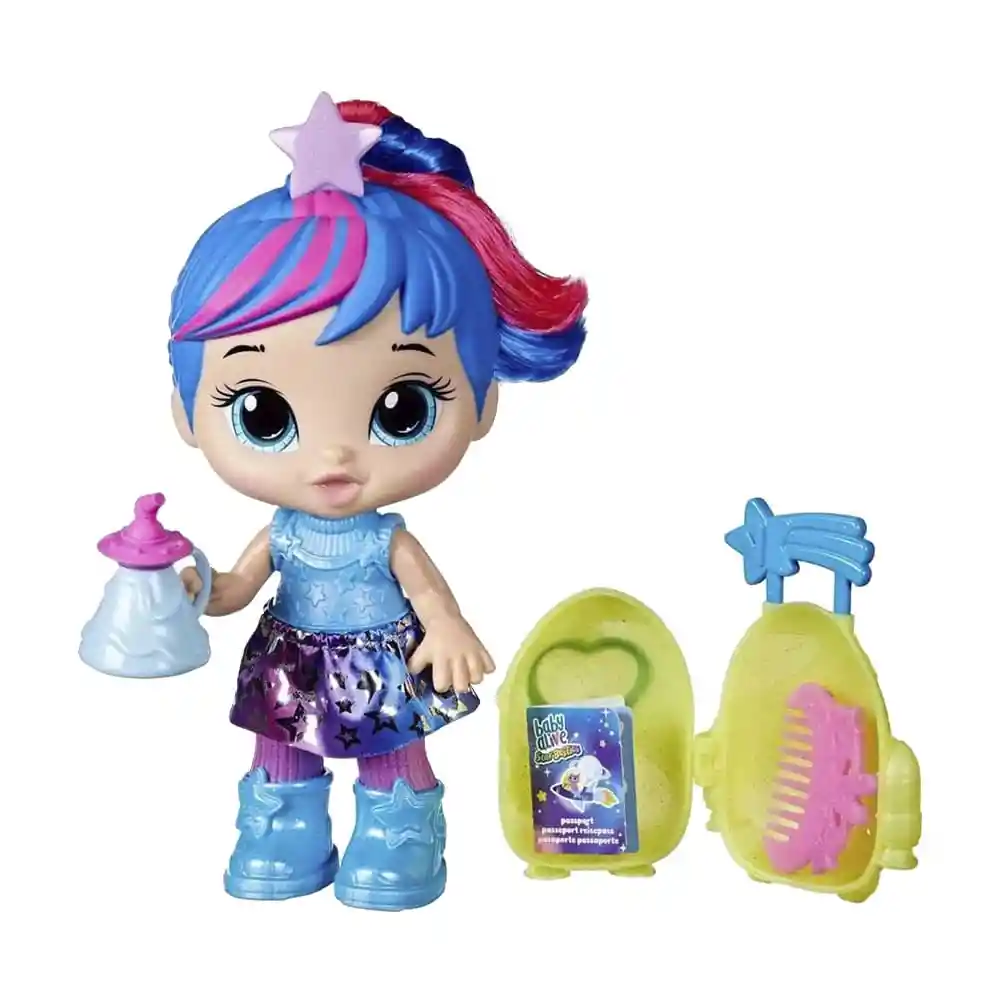 Hasbro Muñeca Baby Alive Star Besties Pelo Morado F7360
