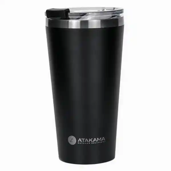 Vaso Térmico Negro Pingüino Humboldt 480 mL Atakama Outdoor