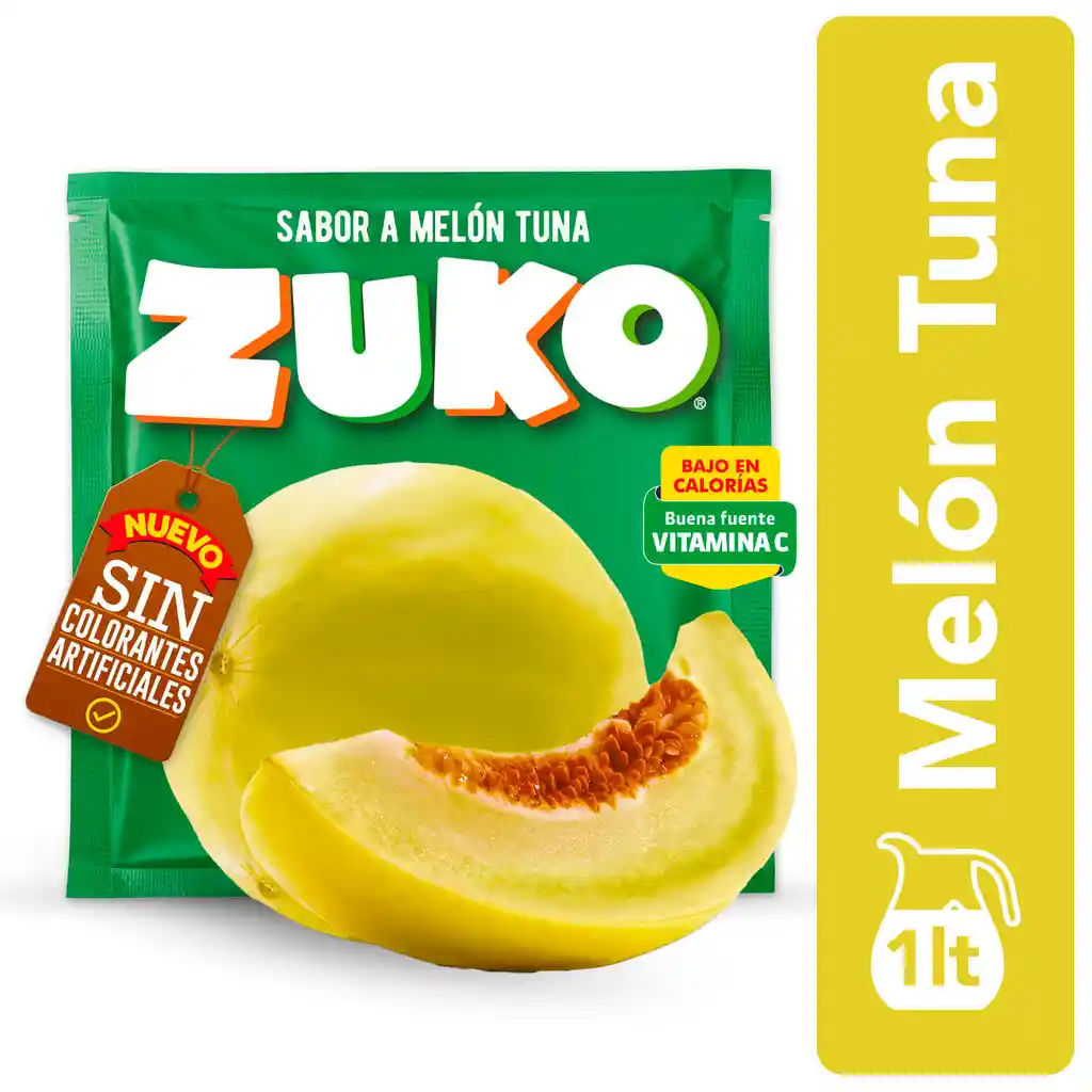Zuko Jugo en Polvo Sabor Melón Tuna