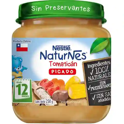 Nestlé Naturnes Tomatican Picado Para Bebes De 12 Meses