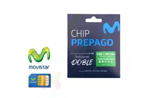 Chip 4g Movistar + Preplan Semanal