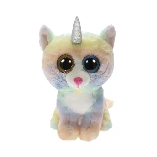 Ty Beanie Boos Peluche Heather Cat With Horn Med