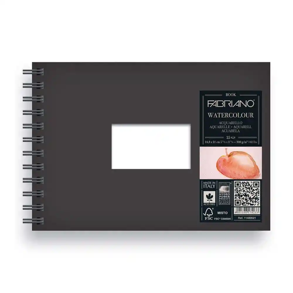 Croquera Acuarela 14.25 Hojas Fabriano