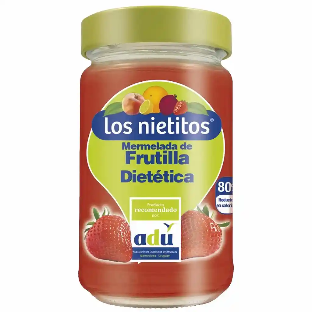 Los Nietitos Mermelada Frutilla Sin Azucar