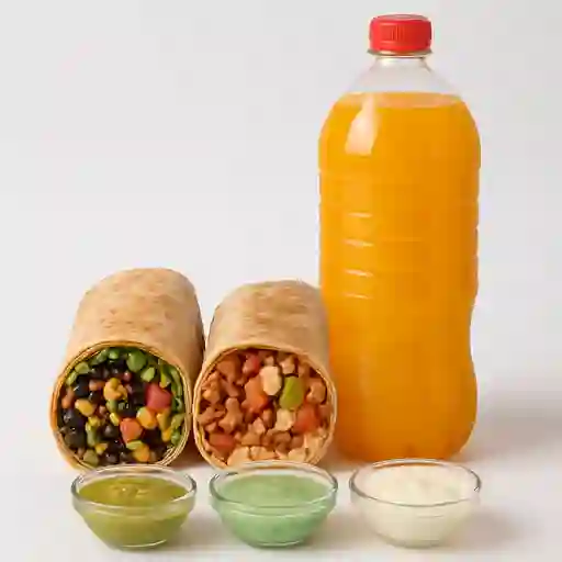 Promo Burritos 6 y Bebida 1.5 Lt