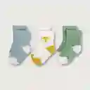 Pack Calcetines Zorro De Bebé Niño Azul Talla 14/16