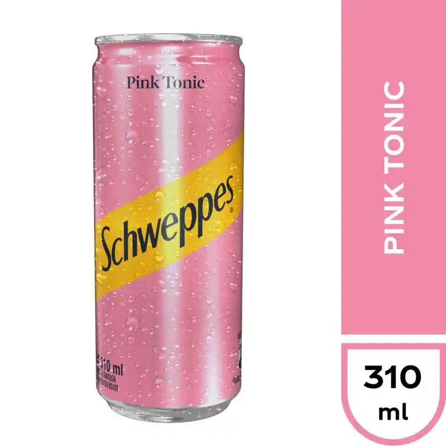Schweppes Pink Tonic Lata 310ml