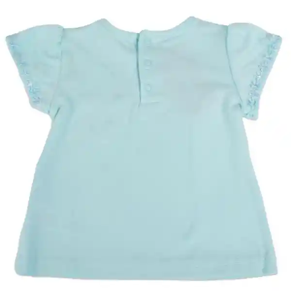 Polera Bebé Niña Menta Talla 12 M Pillín