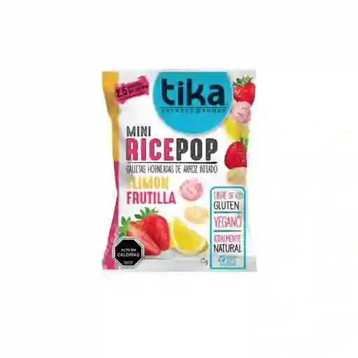 Tika Snack Mini Rice Pop Frutilla Limón