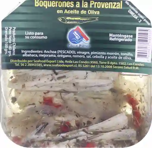 Colle Pietra Boquerones Provenzal Seafood