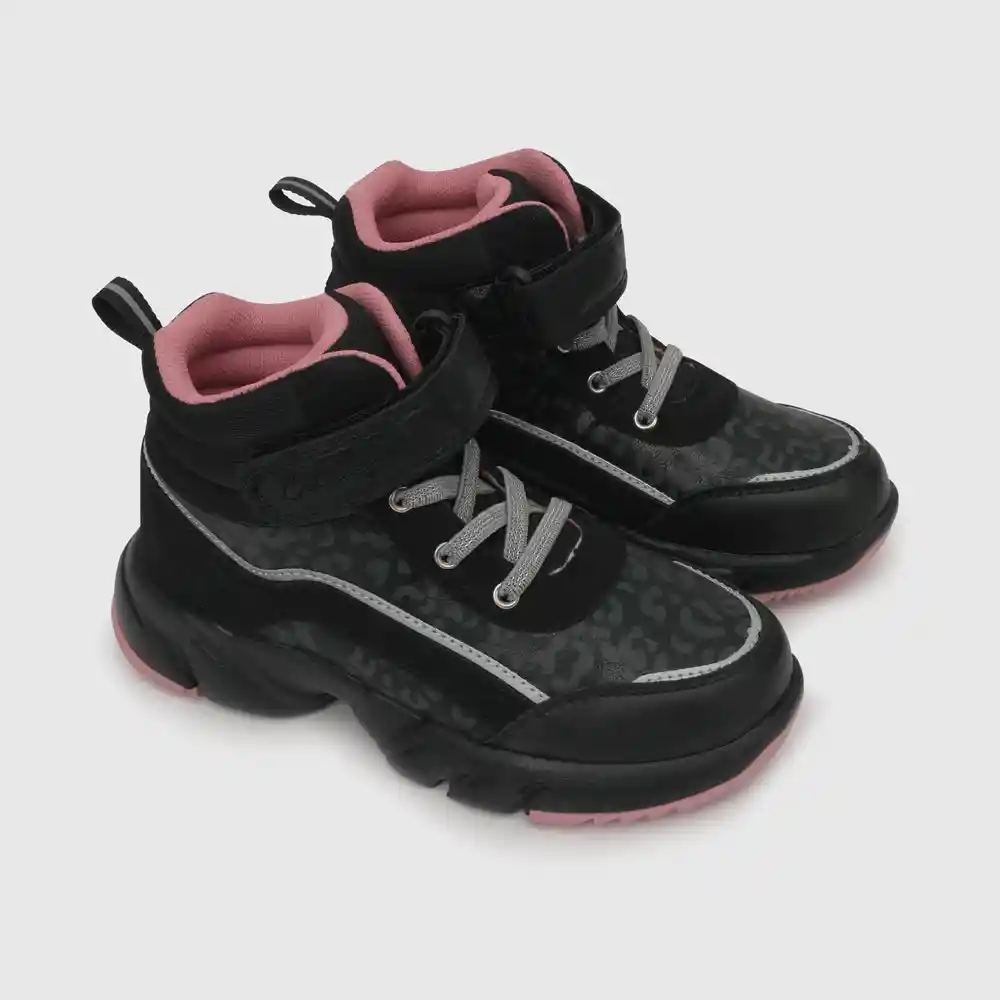 Botines Para Niña Negro Talla 31