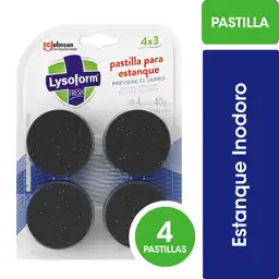 Pastilla para Estanque Inodoro Lysoform x4 40gr