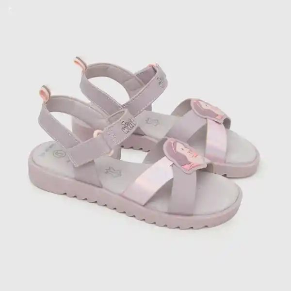 Sandalias Disney Iridiscente Princesas Niña Lila T. 29 Colloky