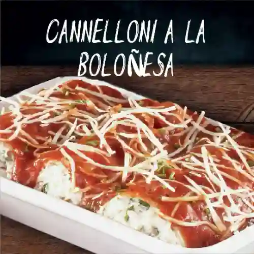 Canelloni en Salsa Boloñesa