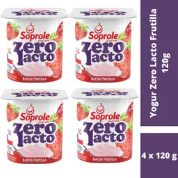 Pack 4 x Yogurt Zero Lacto Frutilla
