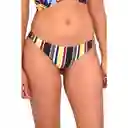 Bikini Calzón Con Drapeado Trasero Est. Amarillo Talla S Samia