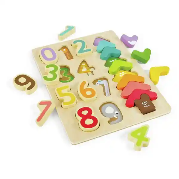 Hape Juguete Colours & Numbers Puzzle - E1657