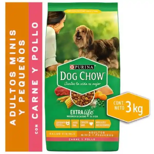 Dog Chow Alimento Seco Adulto Pequeñas