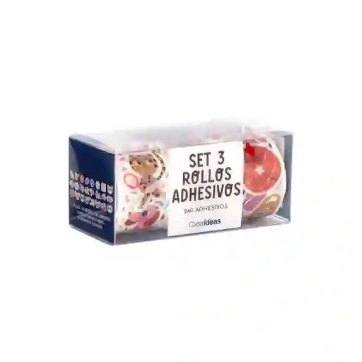 Set de Rollos de Stickers Con Diseño Casaideas