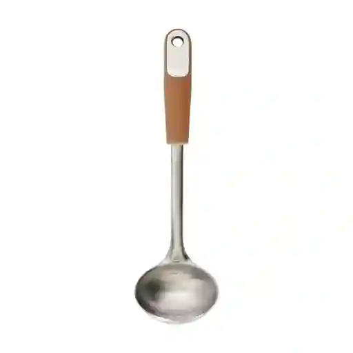 Cucharón de Acero Inoxidable Con Mango Plástico Casaideas