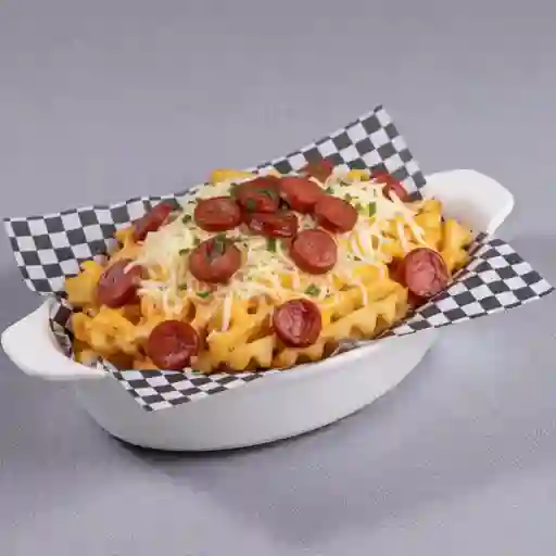 Papas Fritas con Chorizo Grande