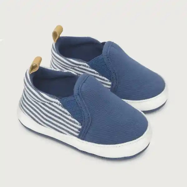 Alpargatas de Bebé Niño Azul Talla 16 Opaline