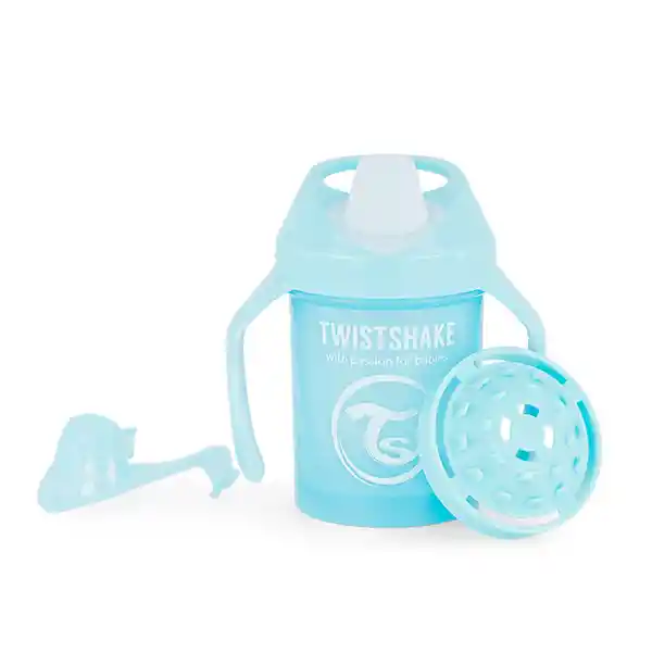 Twistshake Vaso Mini Cup Azul 4 + M